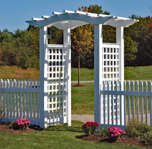 Arched Entry Pergola A-1