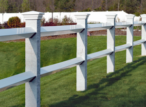 Estate Post and Rail Fence F-FVR-3